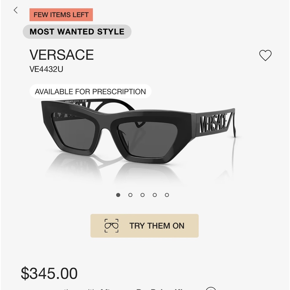 Selling my authentic Versace sunglasses ✨